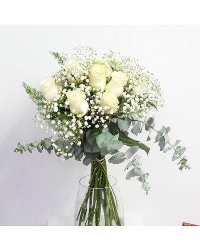 Ramo de Rosas Blancas
