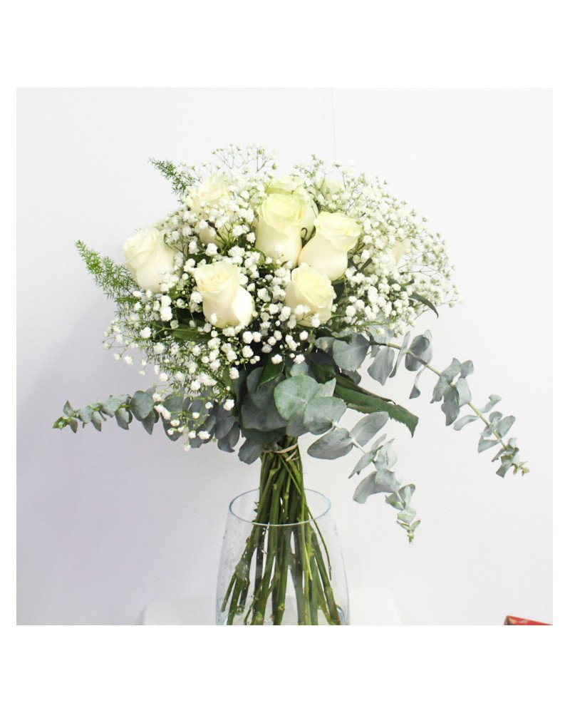 Ramo de Rosas Blancas